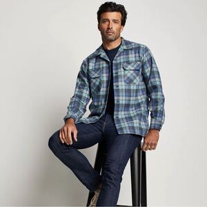 Pendleton Blue Plaid Board Shirt